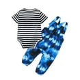 thumbnail image 3 of Gvmfive Infant Toddler Baby Boy Romper Tops Jumpsuit Pants Tie Dye Print Clothes Outfits Set 6-9 Months, 3 of 6