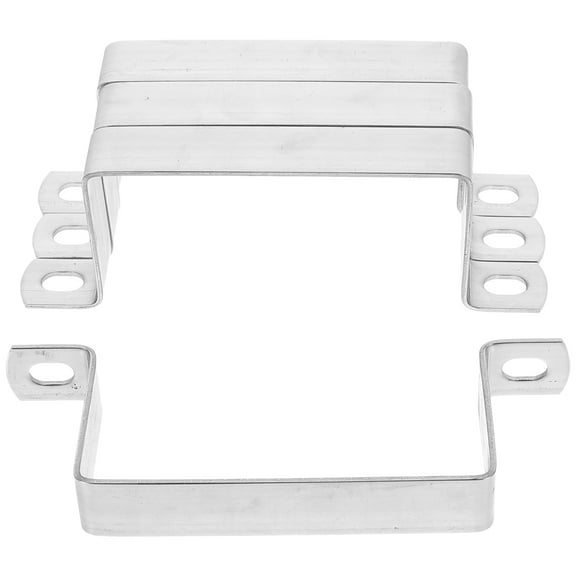 OFFIGAM 4Pcs U Bracket Holder for Staircase Railings 3.94x1.97in