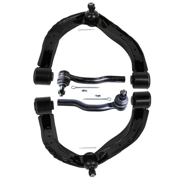 ECCPP 4pcs Front Control Arm And Ball Joint Tie Rod End Fit for 2004-2013 for INFINITI for QX56 | 2005-2015 for Nissan for Armada | 2004 for Nissan for Pathfinder Armada