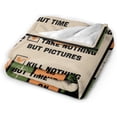 thumbnail image 3 of Hiking Blanket for Men Hiker Outdoor Throw Blanket Hiking Decor Stuff Merch Cozy Fuzzy Warm Flannel Fleece Soft Plush Lightweight Hiking Gifts for Woman Hiking Lovers Couch Sofa Bedding 60"X50", 3 of 6