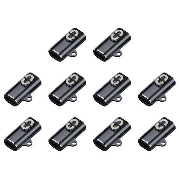 Peggybuy For iOS To Magnetic Adapter Charger Adapter for SHOKZ Headphones(Middle Bend)