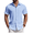Clear Blue, variant on Mens Casual Shirts Short Sleeve Untucked Casual Dress Shirts
