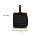 thumbnail image 4 of GOOHOCHY 1 Set Non Stick Frying Pans Wood Easy to Clean for Household Users Black, 4 of 7