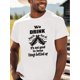 thumbnail image 1 of [Camiseta con estampado gráfico] Camiseta de manga corta con estampado gráfico - Camisetas casuales de moda para hombre - Ropa para hombre, camisetas de ocio, 1 of 4