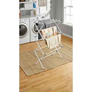 Scandinaf Foldable Clothes Drying Rack | Collapsible Drying Racks for  Laundry | Extra Large and Heavy Duty Clothing Drying Rack with Iron Wires  and