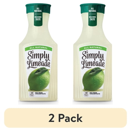 (2 pack) Simply Limeade Bottle, 52 fl oz