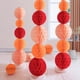 thumbnail image 2 of Bola colgante con forma de corazón chino de 20-30cm, Bola de panal, farol con flor de papel, bola con pompón, manualidades, fiesta, boda, decoración hogareña, 1 ud., 2 of 5