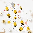 thumbnail image 4 of NAFUU Girls Clothes Summer 2 Piece Outfits Cute Bee Print Short Sleeve Lapel Shirts With Pocket And Shorts Comfortable Breathable Sleep Set Spring Outfits For Girl 2-3 Years, 4 of 4