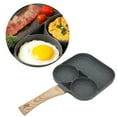 thumbnail image 3 of Olla para hamburguesas de huevo parrilla dividida antiadherente sartén ahorro de energía sin aceite calentamiento uniforme para preparar el desayuno para el tocino ANGGREK Otros, 3 of 7