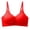 Red, variant on LYEAA Wireless Everyday Bras for Women Padded Seamless Push up Daily Bras Wirefree Adjustable Strap Support Lift Soft Bralette No Wire Breathable Comfort Sleeping Bras Beige L