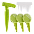 thumbnail image 2 of DOLITY Garden Planting Tools Gardening Tools Seeder Handheld Garden Supplies Hole Punch Digger 3 Seeder, 2 of 9