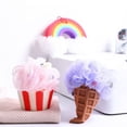 thumbnail image 4 of Bath Shower Sponge Balls Ice Cream Shape Bathing Sponge Body Shower Cleaning Scrubber Bath Shower Balls, 4 of 7
