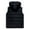 Black, variant on FRSASU Men Coat Autumn Winter Zipper Pure Color Waistcoat Vest Top Hooded Coat