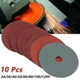 thumbnail image 3 of CPAN 10PCS 4 Inch Resin Fiber Grinding Sanding Discs for Angle Grinder Abrasive Tool, 3 of 8