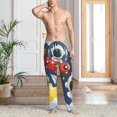 thumbnail image 2 of Fotbe Astronaut And Space Pantalones de Pijama para Hombre, Pantalones de Dormir, Pantalones de Casa con Cintura Ajustable y Bolsillos-X-Large, 2 of 6