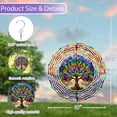 thumbnail image 2 of Molinillo de viento SAC SMARTEN ARTS Tree of Life, 25 cm, multicolor, 2 of 6