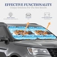thumbnail image 4 of Kll Animals On Noah'S Ark Floating Windshield Sun Shade 2-Piece Foldable Car Front Window Sunshade For Most Sedans Suv Truck - Auto Sun Blocker Visor Protector Blocks Max Uv Rays - Small, 4 of 7