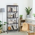 thumbnail image 4 of Gymax 5 Tier Bookshelf Standing Storage Shelf Unit for Kitchen Living Room Office, 4 of 10