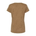 thumbnail image 2 of LAT B87238863 Women Fine Jersey T-Shirt, Brown Leopard - Small, 2 of 2