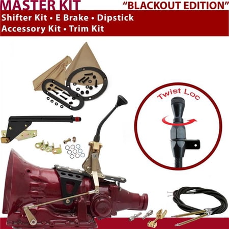 American Shifter TH200 Shifter Kit 8 in. E Brake Cable Trim Kit Dipstick for D69F3