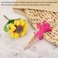 thumbnail image 6 of Uxcell 42mm Alloy Corsage Decorative Holder Vase for Wedding Party Prom Rose Gold 4 Pack, 6 of 7