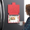 thumbnail image 5 of Allytechgroup Luxury iPad Air 11 Case 2024, Elegant Business Type Cover with Pencil Holder - Multi Angle Viewing Stand and Shockproof Apple iPad Air Case 11 inch 2024, Red, 5 of 8