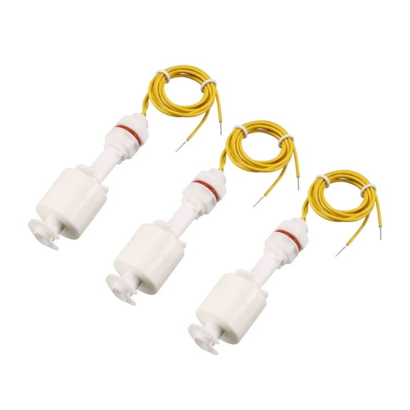 3pcs PP Float Switch M10 72mm Fish Tank Vertical Liquid Water Level Sensor