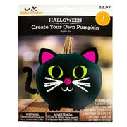 Way To Celebrate Halloween Create Your Own Pumpkin, Black Cat