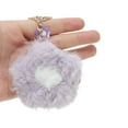 thumbnail image 4 of Unique Bargains 1 Pc Fashion Cherry Blossoms Handbag Charm Bag Accessories Purple, 4 of 5