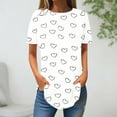thumbnail image 2 of Birdeem Blouses pour Femmes Mode Féminine Manches Courtes Col Rond Hauts Décontractés, 2 of 12