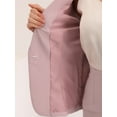 thumbnail image 5 of MODA NOVA Juniors 2 Piece Suit Skirt Set Business Long Sleeve Blazer and Pencil Skirt Outfit Pink XS, 5 of 5