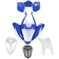 thumbnail image 2 of Kojem Plastic Bodywork Kit Compatible with 2006-2020 YAMAHA Raptor 700 Blue+White+Black Front and Rear Fender Flares + Tank Cover + Grille/ Fender + Gas Cap + Mesh, 2 of 8