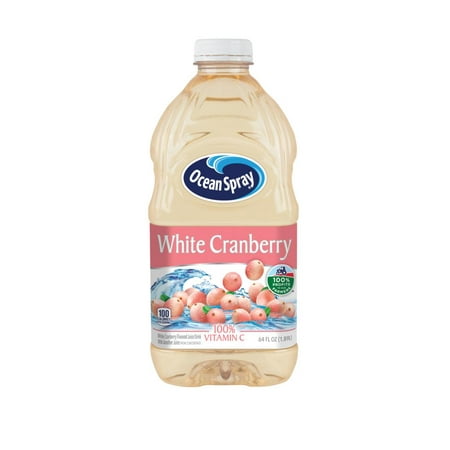 (2 Pack) Ocean Spray Juice, White Cranberry, 64 Fl Oz, 1