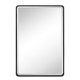 Farmhouse Recessed Metal Bathroom Medicine with Mirror 24" x
