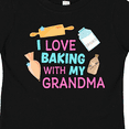 thumbnail image 4 of Inktastic I Love Baking with My Grandma Girls Toddler T-Shirt, 4 of 5