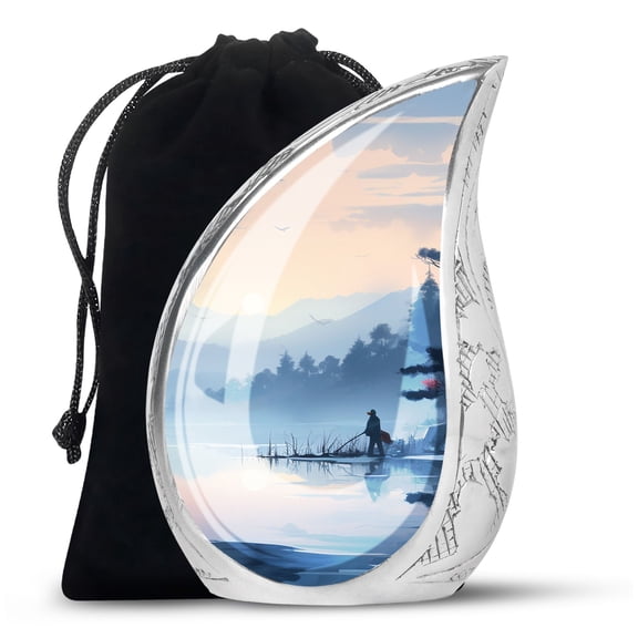 SUBSH Urn For Ashes Adult - Urns For Adult Male - Large Ashes Urn - Urns For Cremation Ashes - Cremation Urns For Adults - Decorative Urns For Mom & Dad