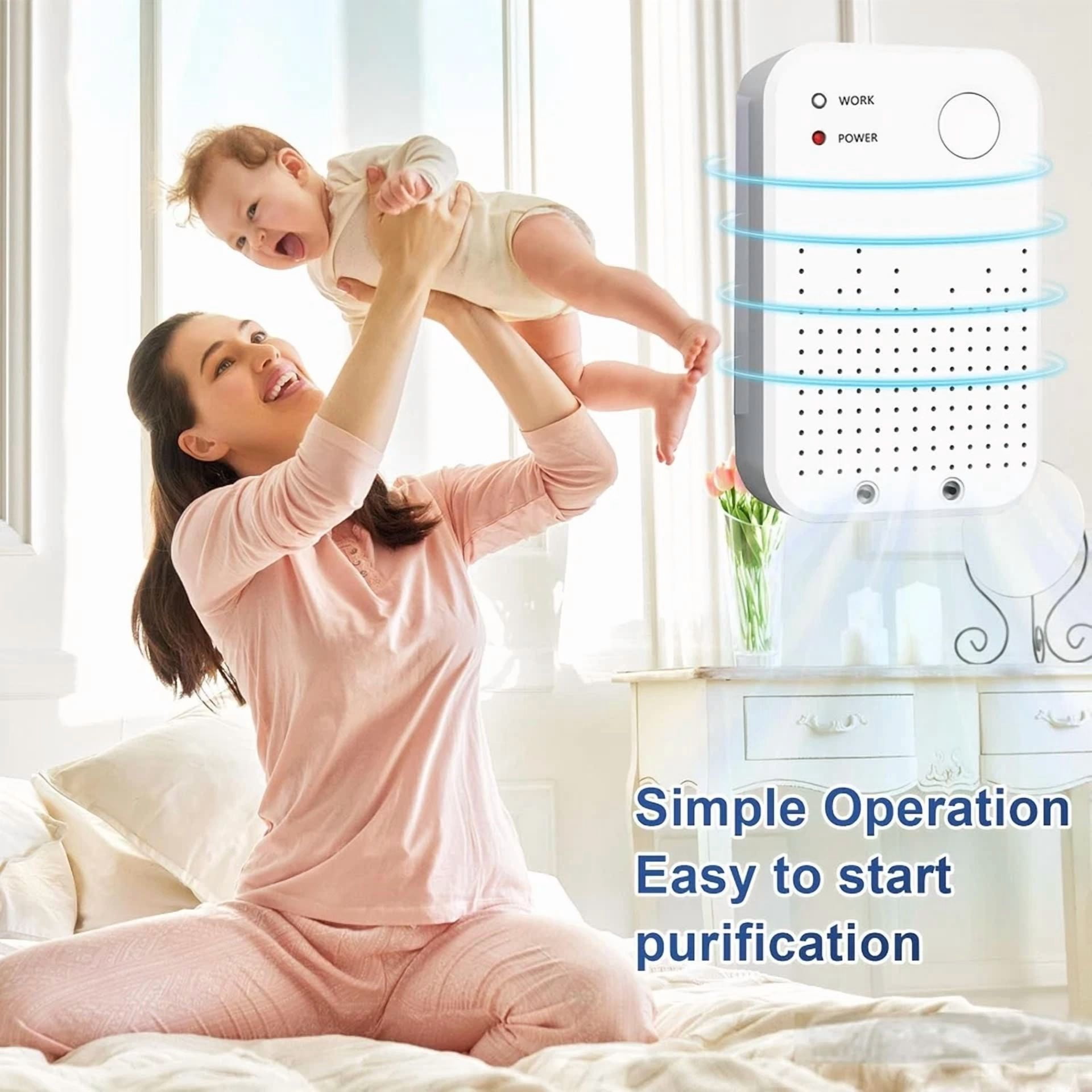 KLYNE - Household Negative Ion Air Purifier: Portable Silent For All Rooms & Odors (1)