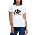 thumbnail image 1 of Playera Blanca Camiseta Unisex Estampado Yo Amo A Mi Perro, 1 of 5