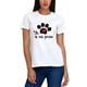 thumbnail image 1 of Playera Blanca Camiseta Unisex Estampado Yo Amo A Mi Perro, 1 of 5
