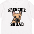 thumbnail image 4 of Inktastic Cute French Bulldog Frenchie Squad Boys or Girls Long Sleeve Toddler T-Shirt, 4 of 5