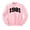 Pink, variant on 1981 College Style Sweatshirt Unisex Large White