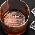 thumbnail image 4 of Personalized Engraved Whiskey Glass - This Is Your Reminder Dad - Custom Name Old Fashioned Glass - Father's Day Gift - Birthday Present - Christmas Whiskey Lover Gift, 4 of 4