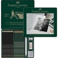 thumbnail image 1 of Faber Castell - 20 Castell 9000 & Pitt Graphite Matt Pencil Set in Metal Gift Tin, 1 of 2