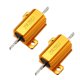 thumbnail image 1 of 25W 250 Ohmios Carcasa De Aluminio Chasis Montaje Bobinado Resistencias De Potencia Oro 2Pcs, 1 of 5