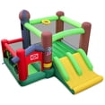 thumbnail image 1 of Costway Farm Themed Inflatable Castle Kids Bounce House w/ Double Slides Blower Excluded, 1 of 9