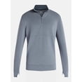 thumbnail image 5 of Athletic Works Men's Scuba Knit Quarter Zip Sweatshirt, Sizes S-3XL, 5 of 5