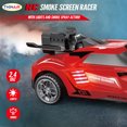 thumbnail image 3 of Hyper Drive: RC Smoke Screen Racer - Red - Light-Up Remote Control Car, Spraying Vapor Mist, Toy Vehicle Performs Stunts & Tricks, 2.4 GHz, Kids 5+, 3 of 8