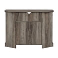 thumbnail image 3 of Pemberly Row Farmhouse Wood Corner TV Stand for TVs up to 48" in Gray Wash, 3 of 8