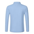 thumbnail image 5 of WIZUTIZ Linen Henley Shirt for Men Long Sleeve Button Casual Summer Beach Vacation Golf Shirts Lightweight Tops with Pocket, 5 of 5