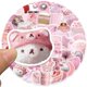 thumbnail image 2 of Pegatinas bonitas de color rosa para niños, 10/30/50 uds, juguetes estéticos, estilo INS, calcomanías de oso Kawaii para niñas, papelería, teléfono, portátil, equipaje, Coche, 2 of 3